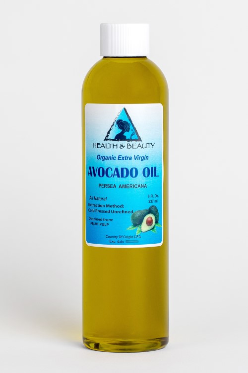 Avocado oil extra virgin organic unrefined cold pressed raw natural